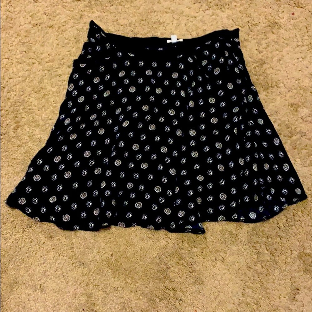 Patterned skater skirt